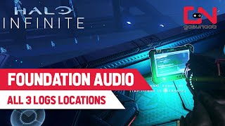 Foundation AUDIO LOGS Locations Halo Infinite [upl. by Ahsoj277]