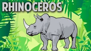 How To Pronounce RHINOCEROS  गेंडा  Pronunciation In HINDI  Animal  HD  Lehren Kids [upl. by Gabriel]