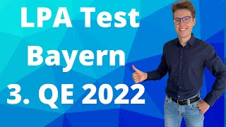 LPA Test Bayern 2022  Auswahlprüfung duale Studienplätze 3 QE  Aufgaben und Vorbereitung [upl. by Etterrag]