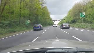 Driving in England Tunbridge Wells A26 A21 M25 Dartford Crossing M11 Harlow [upl. by Nalaf427]