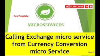 Step 19 Calling Exchange Micro Service from Currency Conversion Service [upl. by Yenoh42]