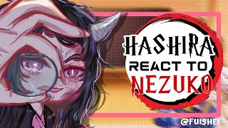 HASHIRA react to KAMADO NEZUKO Manga Spoilers⚠️ [upl. by Nalyac]