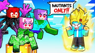 LOCKED ON ONE MUTANT MOB FANGIRL ONLY Lucky Block AS ANIME FIGHTER in Minecraft [upl. by Hsekin]