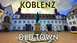 Koblenz Germany Walking Tour in The Old Town 4k [upl. by Lebanna]