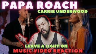 Papa Roach amp Carrie Underwood  Leave A Light On  First Time Reaction [upl. by Robins895]