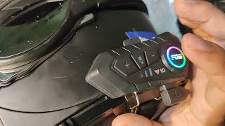 FQG Y10 Helmet Headset with RGB Unboxing and Demo [upl. by Aland]