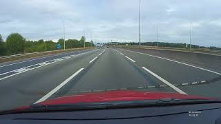 Roofbox Flying Off Car on M25 [upl. by Nyltac]