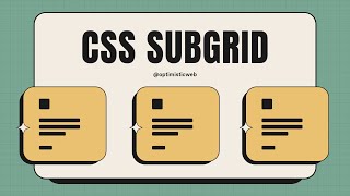 Simple CSS SUBGRID Tricks to Solve RealLife Layout Challenges [upl. by Levram]