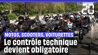 Cest parti pour le contrôle technique pour les deuxroues [upl. by Linad]