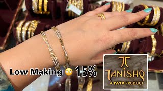 Latest 22k Light Weight Gold Bangle Designs with PriceBangle DesignsRhodium Polishdeeya [upl. by Larry502]