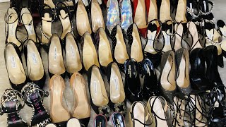 Designer Shoe Collection amp Try On 2023  Louboutin Choo Manolo René Caovilla and More [upl. by Odirfliw618]