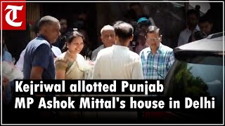 AAP chief Arvind Kejriwal leaves CM residence moves to party colleagues Lutyens Delhi bungalow [upl. by Diet626]