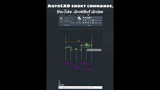 autocad shortcut commands 🖤🖤🤎🤎♥️🥰👁️‍🗨️💜 arcitecture yt ytshort ytviral [upl. by Rabaj385]