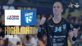 RK Podravka Vegeta 🆚 Krim Mercator Ljubljana  Round 1  EHF Champions League Women 202425 [upl. by Nennahs]