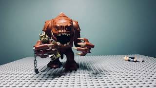 Lego rancor eats Gamorian guard 🤣 first attempt at a stop motion animation [upl. by Gifferd46]