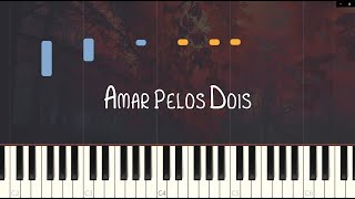 Amar Pelos Dois  Piano Accompaniment Tutorial Short Version [upl. by Ydiarf832]