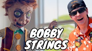 Bobby Strings Unboxing amp Full Demo  Spirit Halloween 2024 Animatronic [upl. by Elleinnad]