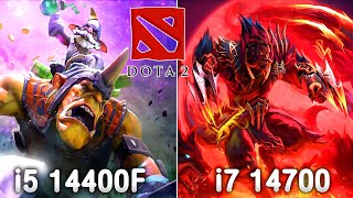 Dota 2  i7 14700 VS i5 14400F  RTX 4060 Ti  1080p  1440p  February 2024 [upl. by Ahsenal]