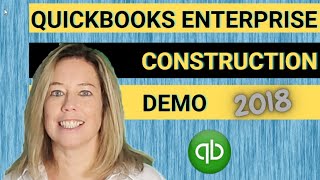 Quickbooks Enterprise Construction Demo 2021 [upl. by Garland508]