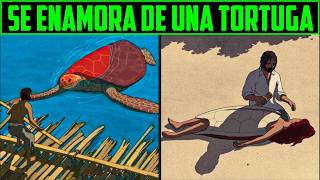 TORTUGA SE CONVIERTE EN MUJER  LA TORTUGA ROJA RESUMEN EN 10 MINUTOS [upl. by Gnok221]