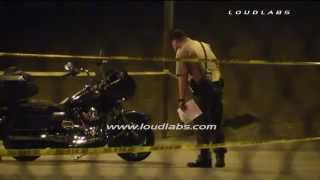 1 Dead 1 Wounded in quotHells Angelsquot quotMongolsquot Freeway Shootout  Corona RAW FOOTAGE [upl. by Nicky]