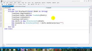 How to Display directory and its all sub directories in treeview in VB NET 2012 [upl. by Dearborn]