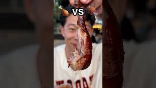 SMOKED CHICKEN QUARTERS vs BBQ PORK RIBS [upl. by Nrev]