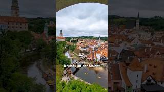 Krumau an der Moldau 🇨🇿 travelshorts czechrepublic travel [upl. by Solrak]