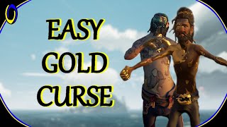 GOLD CURSE FAST AND EASY spoiler free  Sea of Thieves Tips [upl. by Ilanos]