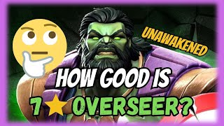 How Good is 7⭐ Overseer 7 ⭐ overseer rank up and Damage testing mcoc 7stars mcocraz overseer [upl. by Itsrejk523]