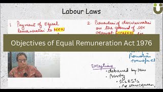 Objectives of Equal Remuneration Act 1976  Labour Laws  Human Peritus [upl. by Jacqui434]