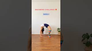 BACKBEND CHALLENGE 😍🔥❤️ flexibility gymnast backbend [upl. by Louanna]