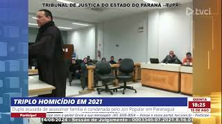 TRIPLO HOMICÍDIO EM 2021 [upl. by Ilario]