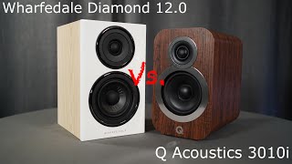 Wharfedale Diamond 12 vs Q Acoustics 3010i [upl. by Behrens]