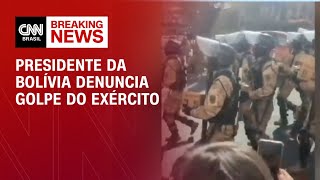 Presidente da Bolívia denuncia golpe do Exército  CNN 360º [upl. by Hindu977]