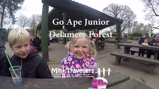 Go Ape Junior Tree Top Adventure at Delamere Forest  Mini Travellers [upl. by Haroved]