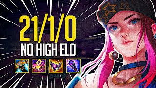 21 KILLS DE AKALI NO HIGH ELO BRASILEIRO [upl. by Washburn]