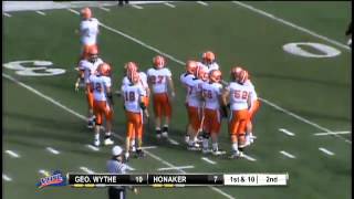 2012 VHSL Group A Div 1 Football Championships George Wythe vs Honaker [upl. by Tesler]