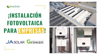 Instalación fotovoltaica de 149 paneles solares kit solar para empresas [upl. by Graves]