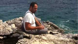 Rock fishing in Greece ψαρεμα μελανουριων 2 [upl. by Button]