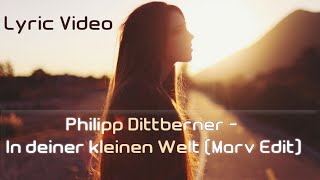 Philipp Dittberner  In deiner kleinen Welt Marv Edit Lyrics mit aserbaidschanischer Übersetzung [upl. by Sholeen]