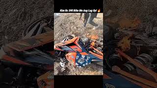 Ktm Rc 390 Bike Me Aag Lag Gyi 🔥shorts rider bikerider crash ktmrc390 shortvideo motovlog [upl. by Bresee496]