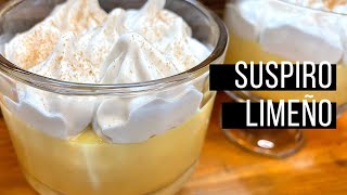 Suspiro limeño súper fácil Receta paso a paso [upl. by Eiralih]