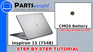 Dell Inspiron 15 7548 CMOS Battery HowTo Video Tutorial [upl. by Hey]