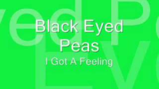 I Got A Feeling  Black Eyed Peas WITH LYRICS [upl. by Enimsaj]