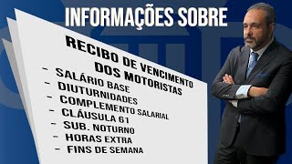 EP 4  Informações sobre o Recibo de Vencimento dos Motoristas [upl. by Rosalee]