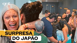 Família recebe CAIXA SURPRESA vinda direto do Japão  Chegadas e Partidas  GNT [upl. by Bordie]