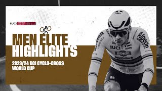 Hulst  Men Elite Highlights  202324 UCI Cyclocross World Cup [upl. by Asil662]