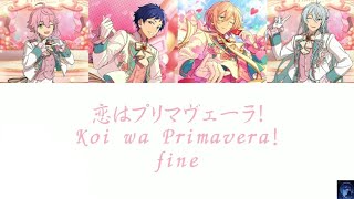 恋はプリマヴェーラ！Koi wa Primavera  fine ES [upl. by Ashti581]