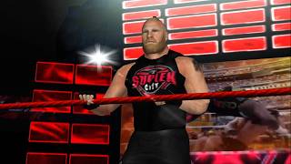 WWE HCTP 2003 MOD 2K25 Showcase  Brock Lesnar vs Goldberg  Biggest rivalry ever [upl. by Aicirtam]